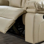Bonded Leather Recliner Sofa