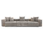 142 Contemporary Corduroy Sectional Sofa Classic Deep Couch