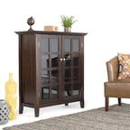 WYNDENHALL Normandy 39-in. Solid Wood Storage Cabinet - 39w x 17d x 42.2h