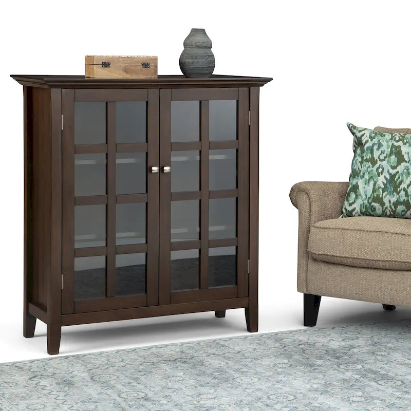 WYNDENHALL Normandy 39-in. Solid Wood Storage Cabinet - 39w x 17d x 42.2h
