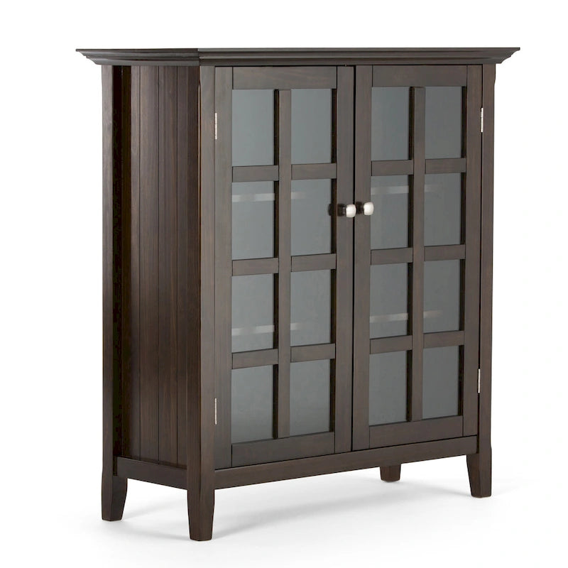 WYNDENHALL Normandy 39-in. Solid Wood Storage Cabinet - 39w x 17d x 42.2h