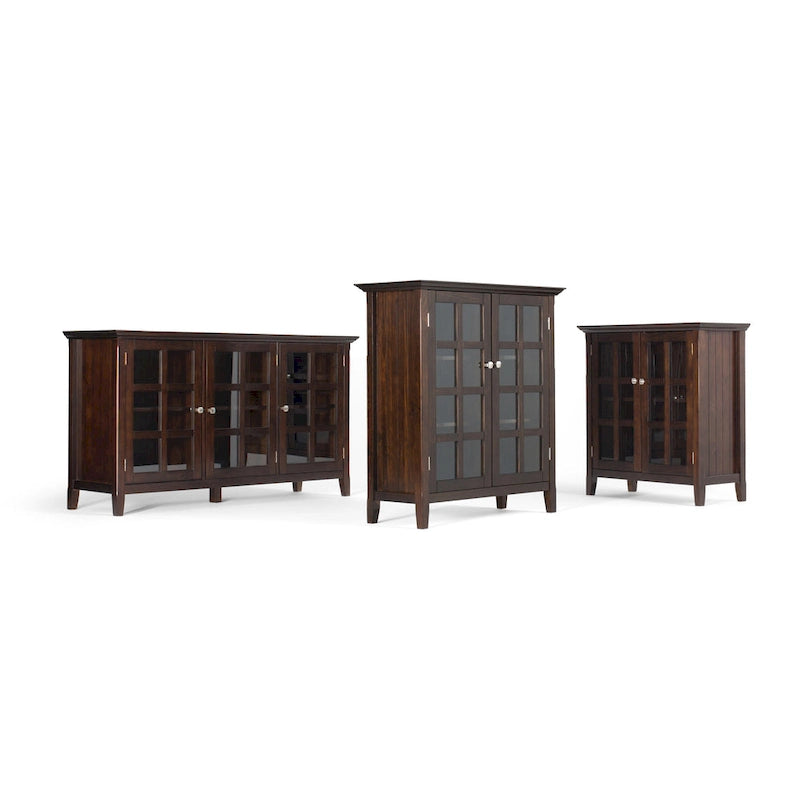 WYNDENHALL Normandy 39-in. Solid Wood Storage Cabinet - 39w x 17d x 42.2h