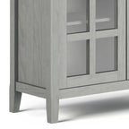 WYNDENHALL Normandy 39-in. Solid Wood Storage Cabinet - 39w x 17d x 42.2h