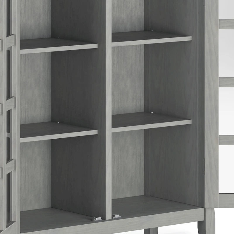 WYNDENHALL Normandy 39-in. Solid Wood Storage Cabinet - 39w x 17d x 42.2h