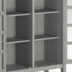 WYNDENHALL Normandy 39-in. Solid Wood Storage Cabinet - 39w x 17d x 42.2h