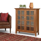WYNDENHALL Normandy 39-in. Solid Wood Storage Cabinet - 39w x 17d x 42.2h