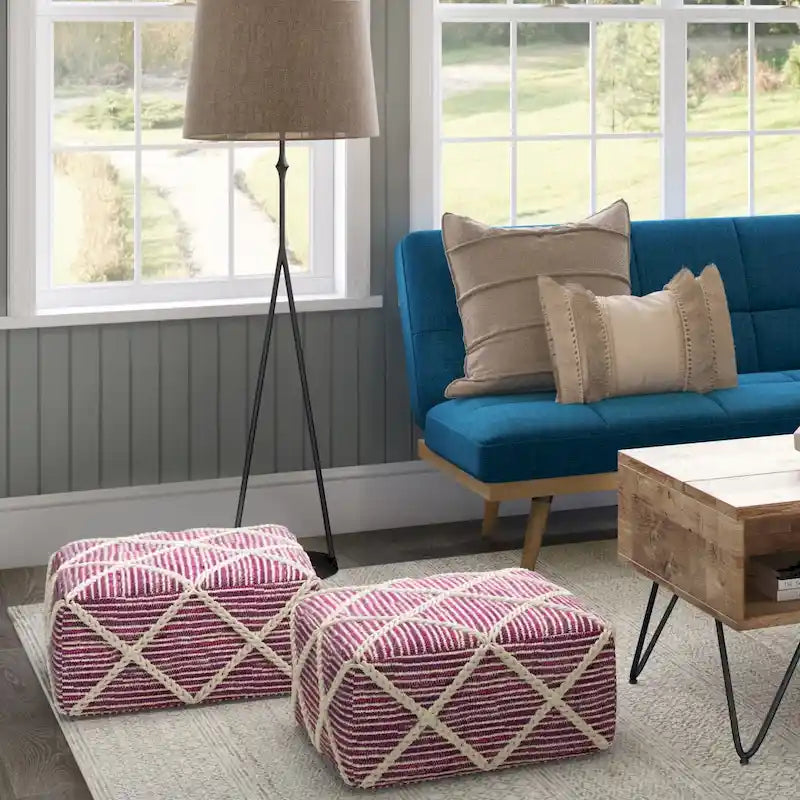 WYNDENHALL Woodley Square Pouf