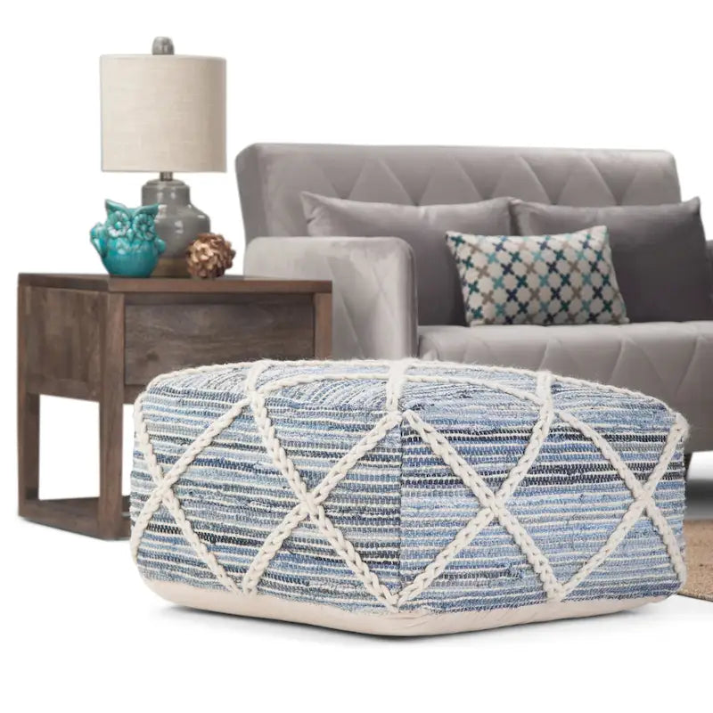 WYNDENHALL Woodley Square Pouf
