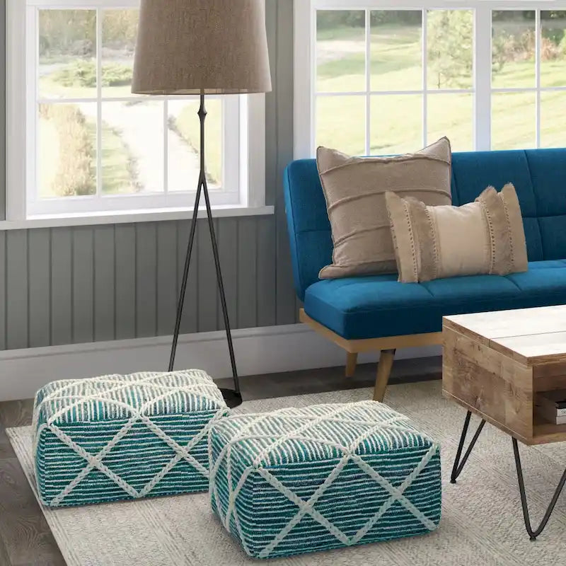 WYNDENHALL Woodley Square Pouf