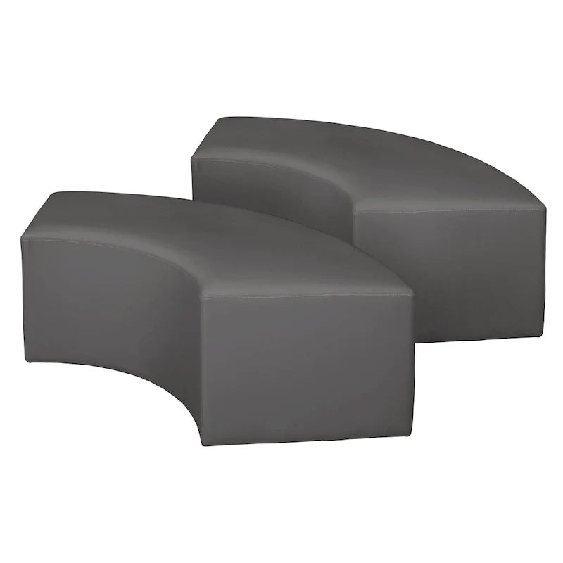 Aurora Curved Indoor Ottoman (Set of 2)