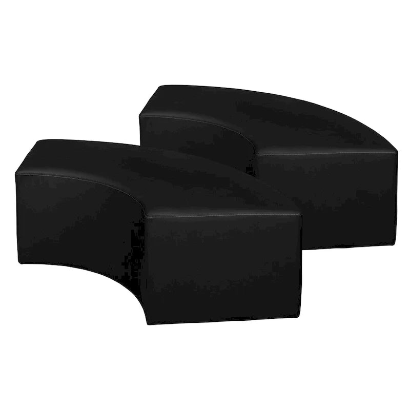 Aurora Curved Indoor Ottoman (Set of 2)