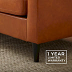 Brookside Ellen 54 Upholstered Scooped Arm Loveseat