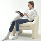 Upholstered Barrel Accent Chair