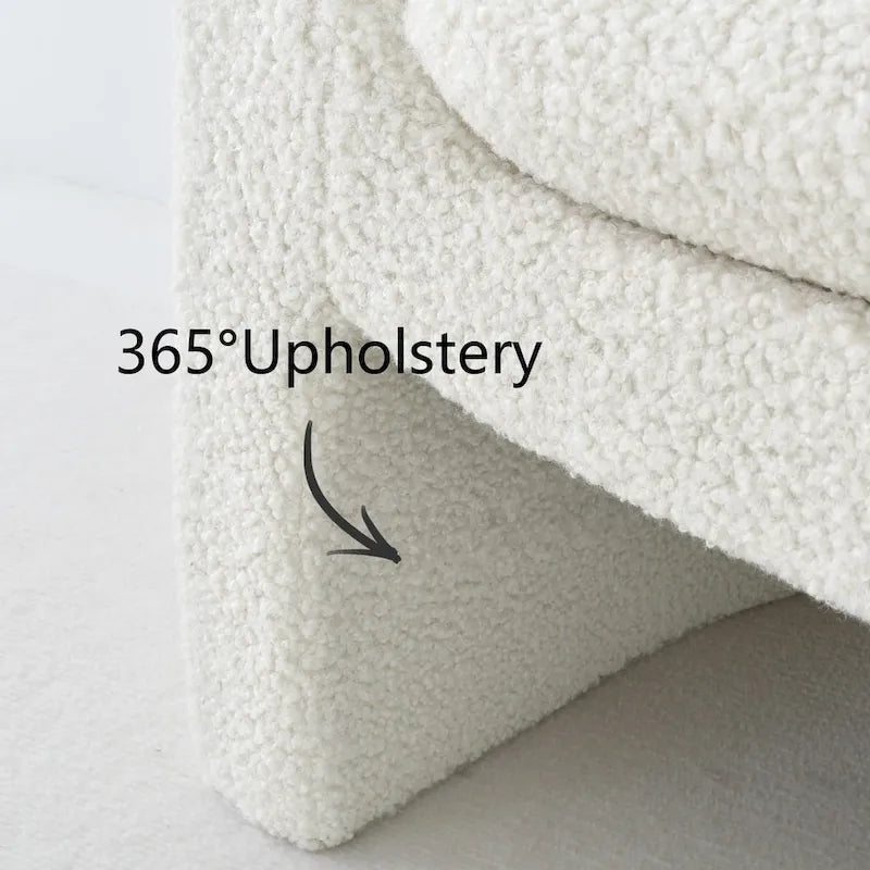 Upholstered Barrel Accent Chair