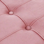 Silver Orchid Crossgar Velvet Storage Bench with Flip-Top Lid