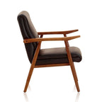 Manhattan Comfort ArchDuke Amber Faux Leather Accent Chair