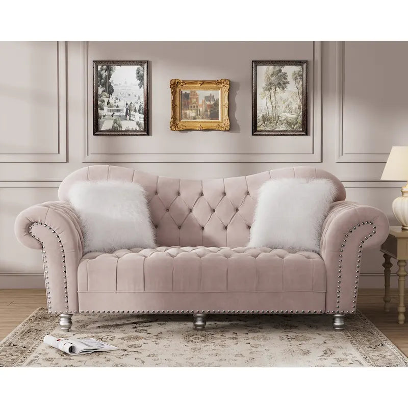 Luxury Classic America Chesterfield Tufted Back Sofa