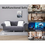 Luxury Classic America Chesterfield Tufted Back Sofa