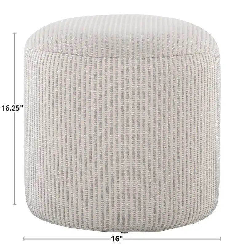 The Curated Nomad Alayna Round 16 Pouf