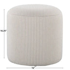 The Curated Nomad Alayna Round 16 Pouf