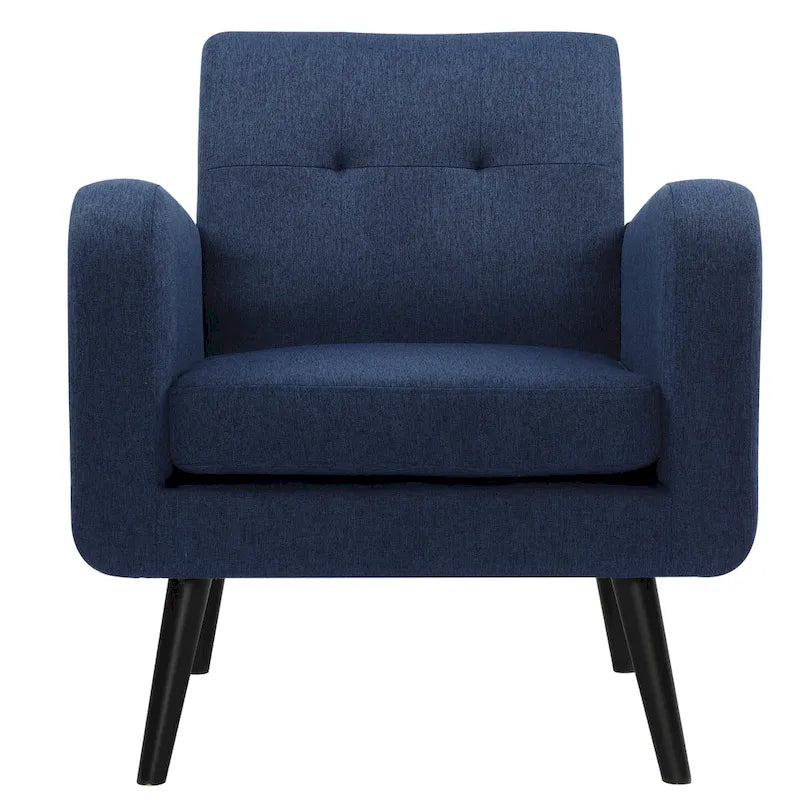 Mid Century Fabric Modern Accent Chair Armchair