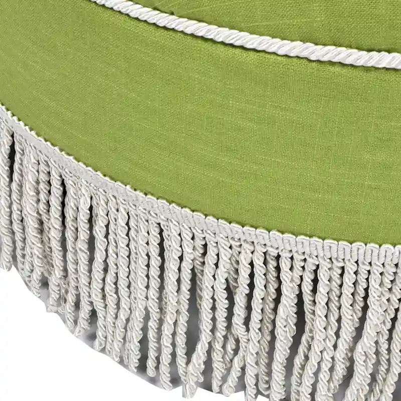 Yolanda 24 Upholstered Round Accent Ottoman