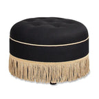 Yolanda 24 Upholstered Round Accent Ottoman
