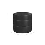 HomePop Upholstered Round Ottoman