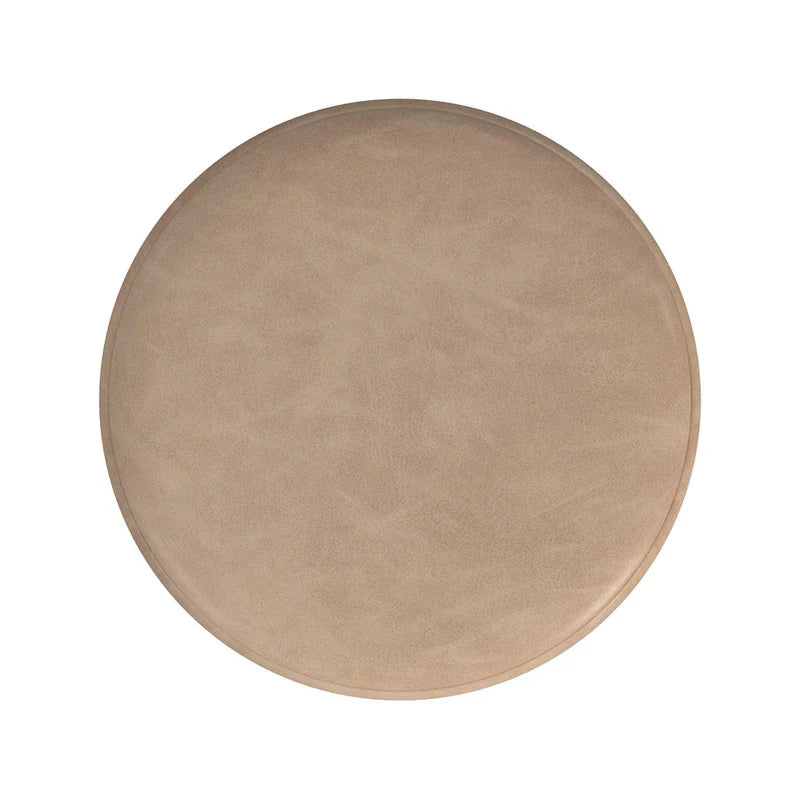 HomePop Upholstered Round Ottoman