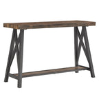 Bryson Rustic X-Base Sofa Entryway Table by iNSPIRE Q Classic