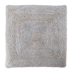 The Curated Nomad Faxon Textured Jute Pouf/ Floor Pillow