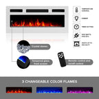 Shu WH-EF Electric Fireplace 71 TV Stand