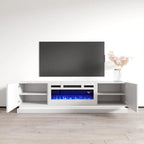 Shu WH-EF Electric Fireplace 71 TV Stand