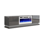 Shu WH-EF Electric Fireplace 71 TV Stand