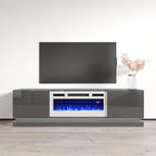 Shu WH-EF Electric Fireplace 71 TV Stand