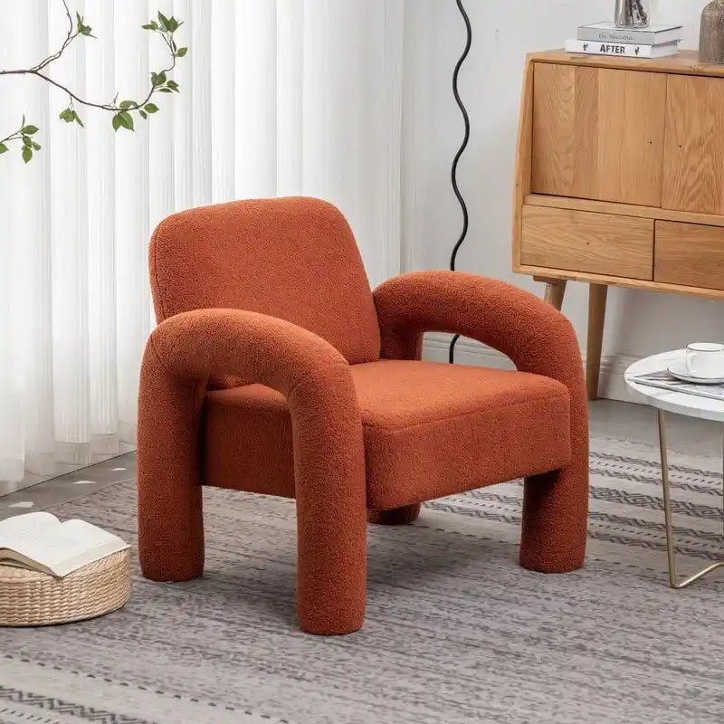 SEYNAR Modern Unique Design Upholstered Accent Chair for Living Room