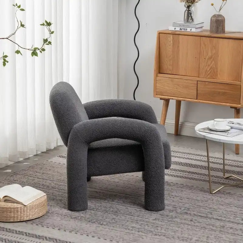 SEYNAR Modern Unique Design Upholstered Accent Chair for Living Room