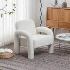 SEYNAR Modern Unique Design Upholstered Accent Chair for Living Room