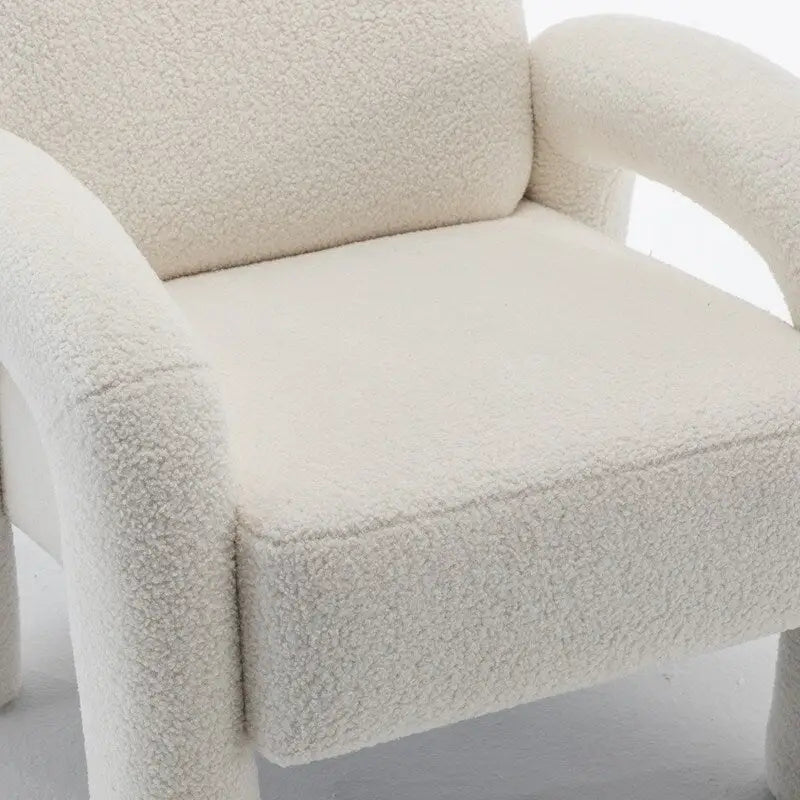 SEYNAR Modern Unique Design Upholstered Accent Chair for Living Room