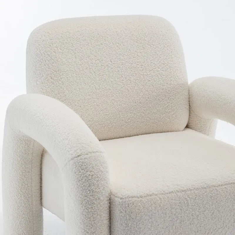 SEYNAR Modern Unique Design Upholstered Accent Chair for Living Room