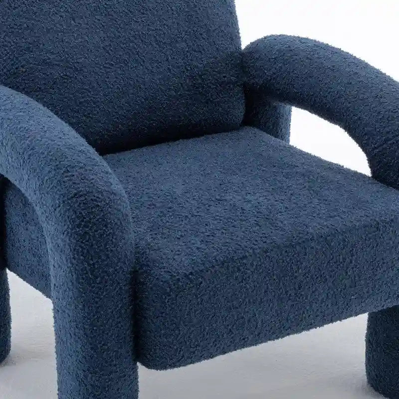 SEYNAR Modern Unique Design Upholstered Accent Chair for Living Room