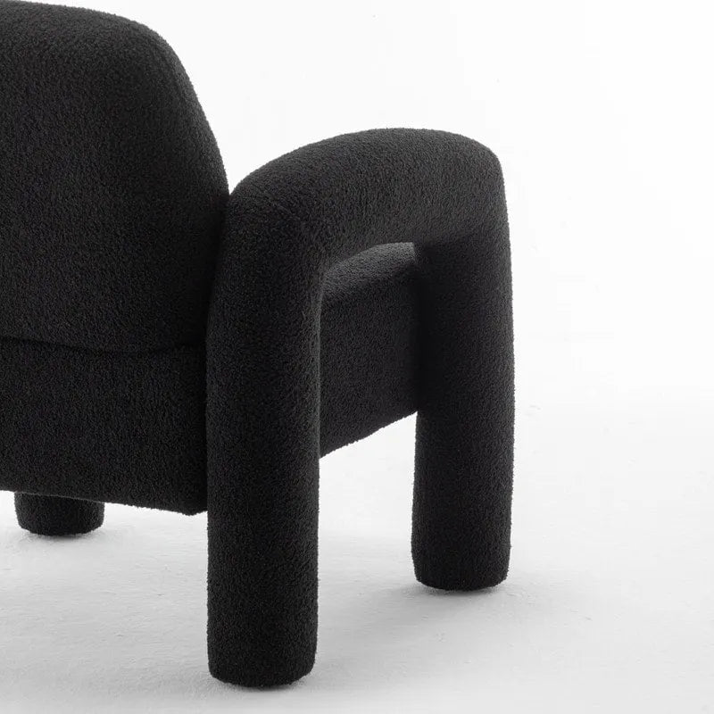 SEYNAR Modern Unique Design Upholstered Accent Chair for Living Room