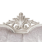 Furniture of America Clarissa Traditional Arm Chair with Button Tufted Back and Accent Pillow