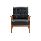 Mid-Century Modern Accent solid wood chair, for Living Room Bedroom Studio chair