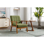 Mid-Century Modern Accent solid wood chair, for Living Room Bedroom Studio chair