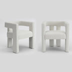 KINWELL 24 Wide Boucle Upholstered Armchair (Set of 2)
