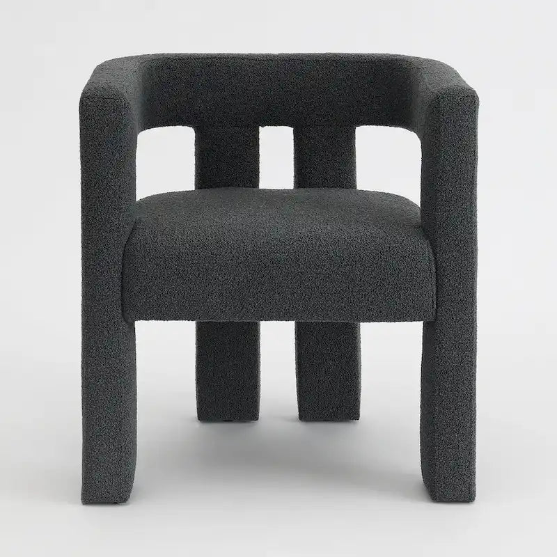 KINWELL 24 Wide Boucle Upholstered Armchair (Set of 2)