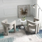 KINWELL 24 Wide Boucle Upholstered Armchair (Set of 2)