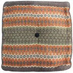HERAT ORIENTAL Handmade Indo Wool and Jute Kilim Pouf