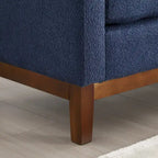 Elegant Upholstered Bench,with Wood Legs
